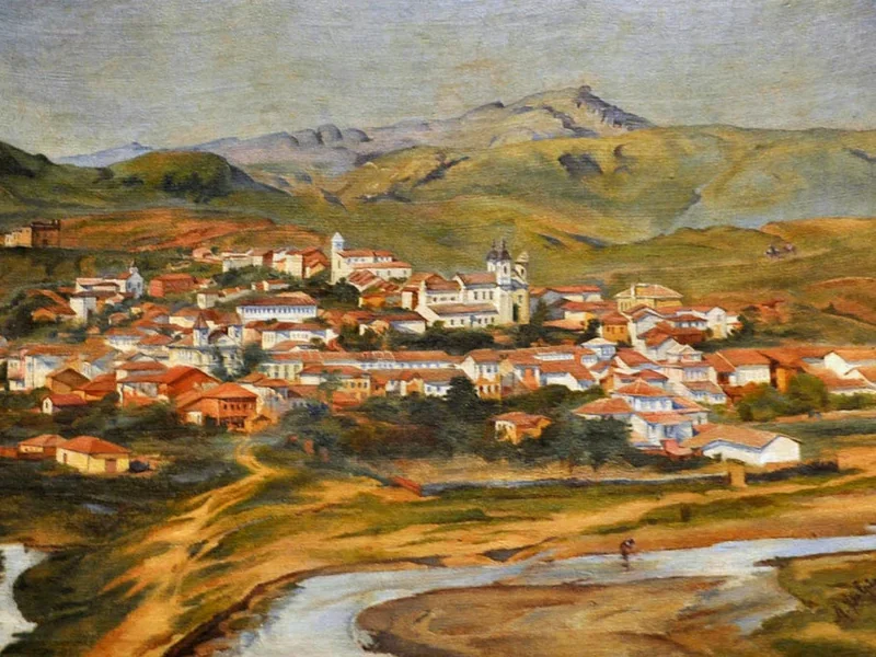 1864-Alberto Delpino - Panorama de Mariana